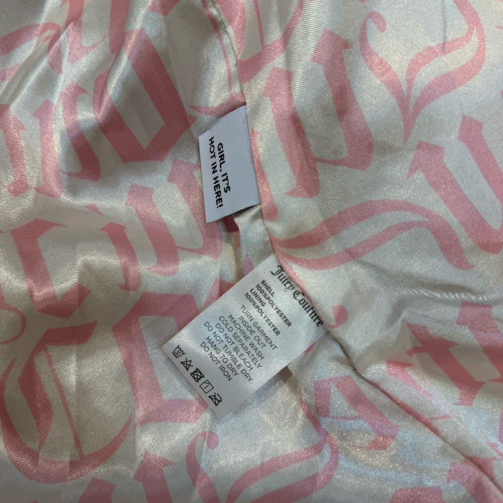 Juicy Couture Light Pink Faux Fur Long Teddy Trench Size Small - Reemoly - Picture 16 of 16